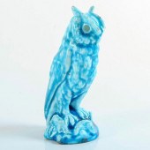 BERNARD MOORE BLUE GLAZE FIGUR
