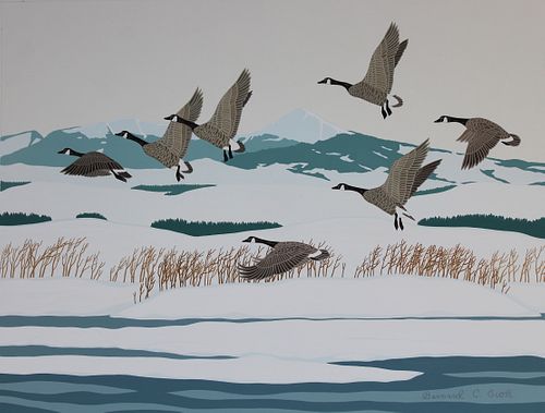 BERNARD SCOTT (20TH C.) "DUSKY