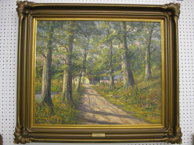 Bernard Shepro Oil ''Wausau in Late