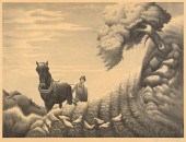 BERNARD STEFFEN LITHOGRAPH, UP