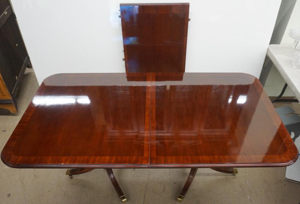 BERNHARDT CHERRY DOUBLE-PEDESTAL