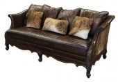 BERNHARDT LEATHER, COWHIDE & S