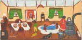 BERNICE SIMS O/C PAINTING, BAT