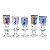 BERNSTEIN (NC), FIVE ART GLASS