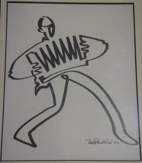Bert Paul Kun, print of an