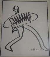 Bert Paul Kun, print of an acc