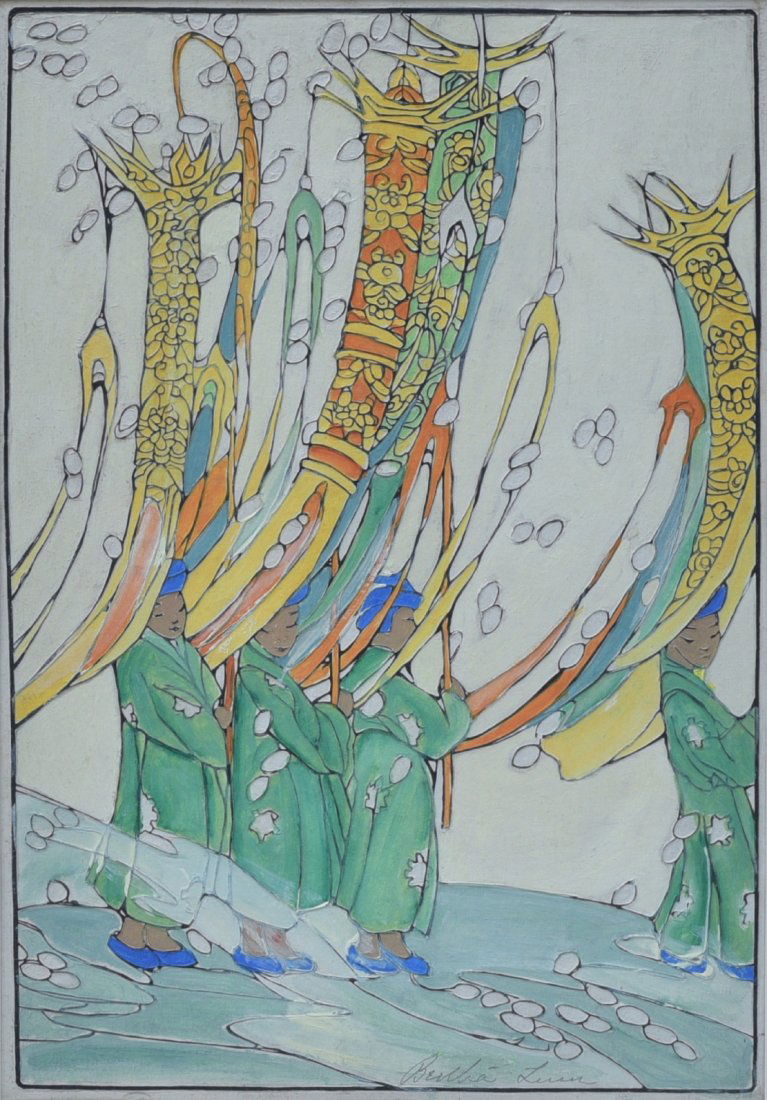 BERTHA BOYNTON LUM WOODBLOCK,