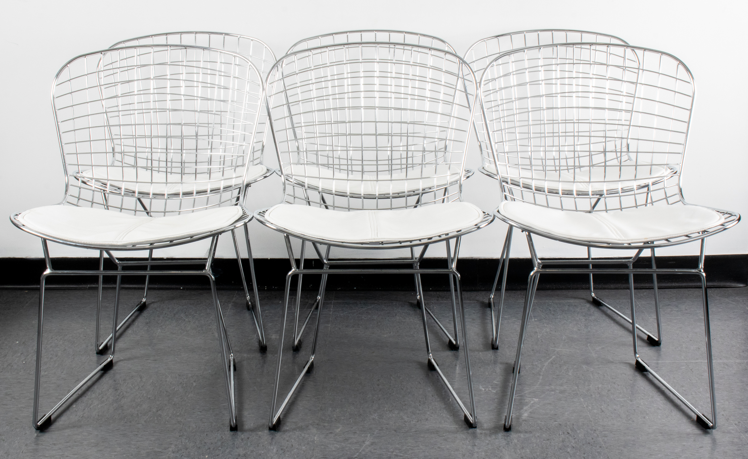 BERTOIA FOR KNOLL "420" CHAIRS, SET