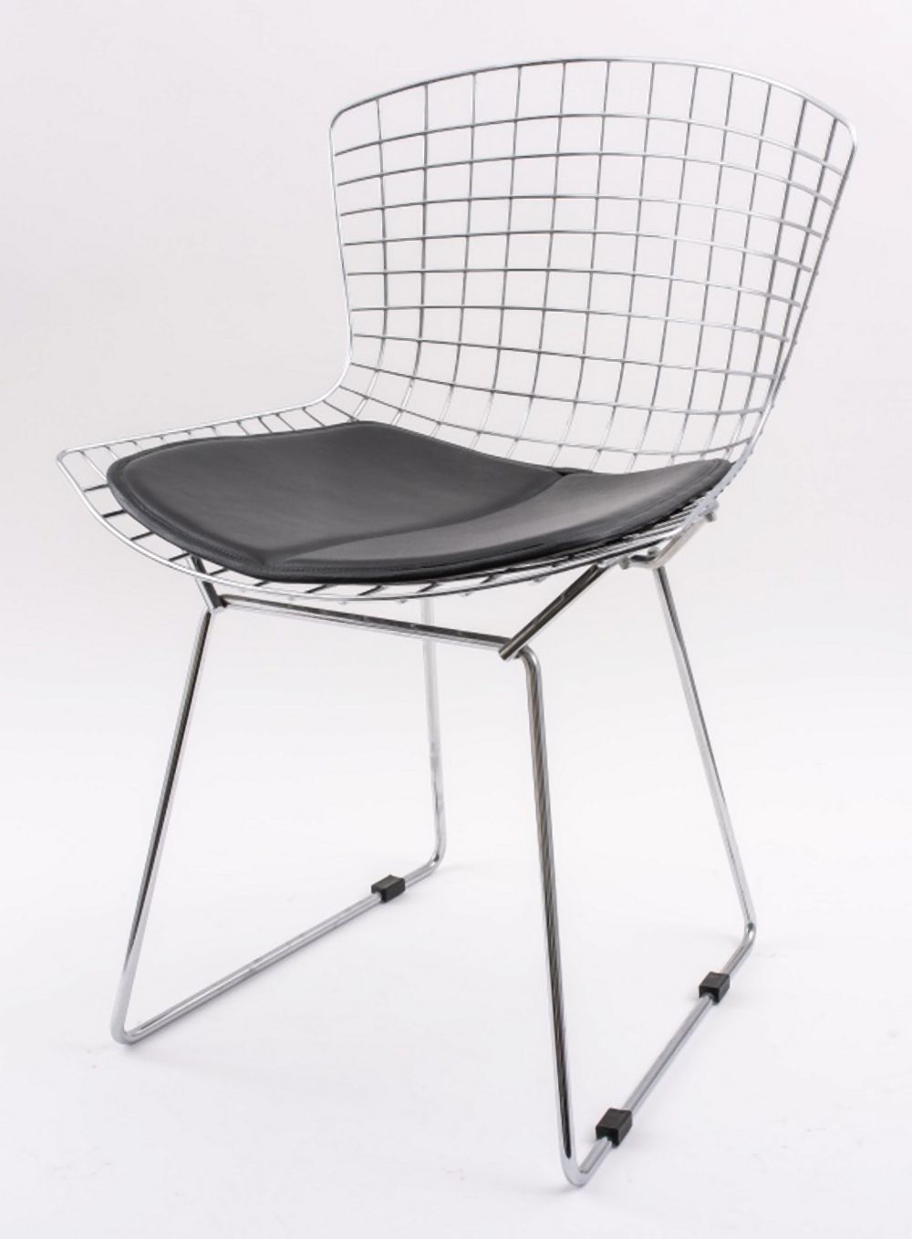 BERTOIA FOR KNOLL CHROME METAL SIDE