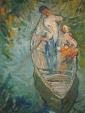 BERTRAM, Abel. Oil in Panel of