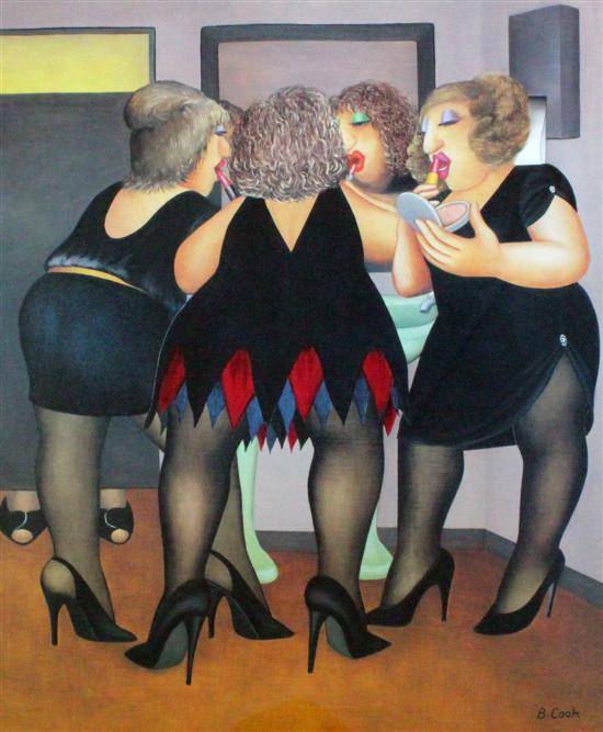 Beryl Cook (1926-2008) lithograph