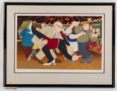 BERYL COOK. "TANGO," LITHOGRAP