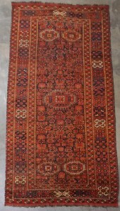 BESHIR RUG, 9 FT 11 IN X 4 FT