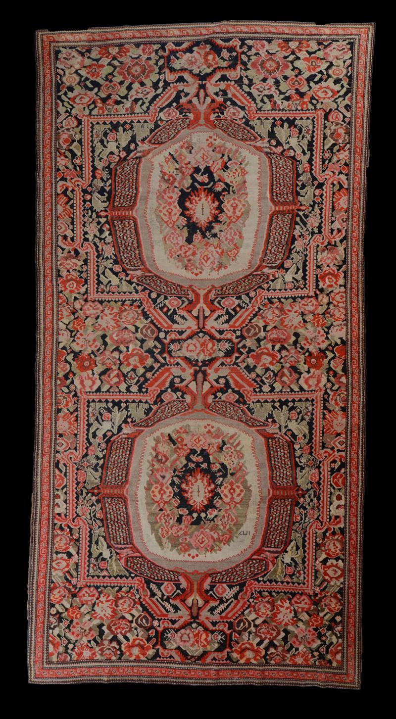 BESSARABIAN CARPET Woven with two