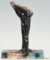 BESSIE HARVEY MIXED MEDIA FOLK