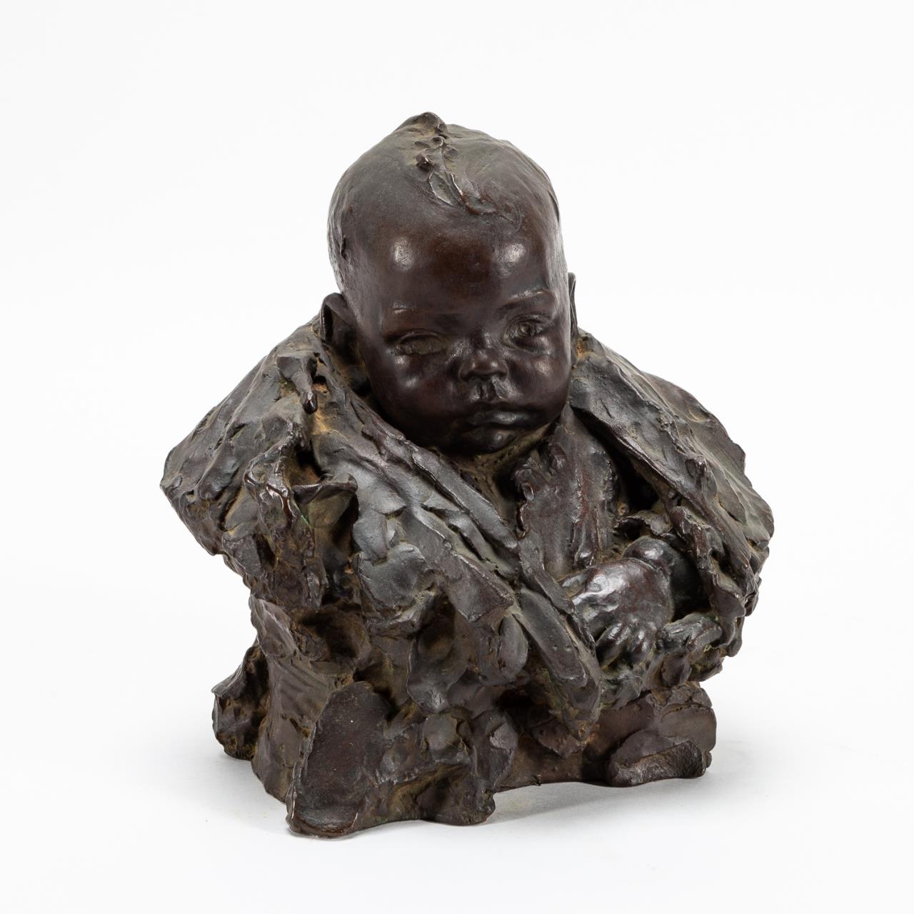 BESSIE POTTER VONNOH, BUST OF BABY,