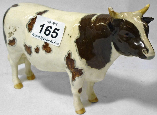 Beswick Ayrshire Bull 1454 end of