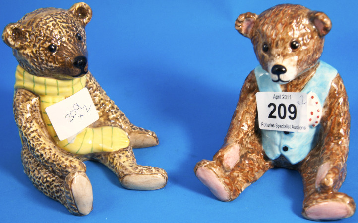 Beswick Bears Archie and Benjamin