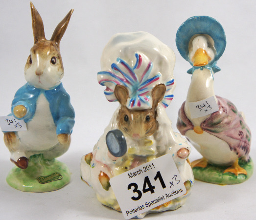 Beswick Beatrix Potter Figures Lady