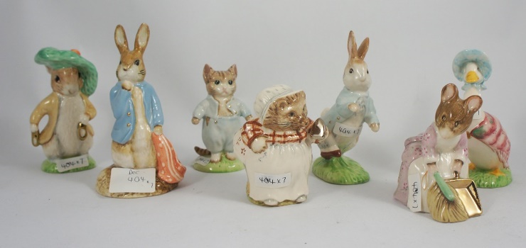 Beswick Beatrix Potter Gold