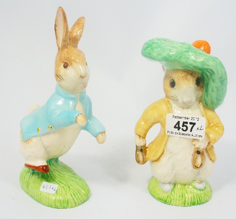 Beswick Beatrix Potter Large Gold