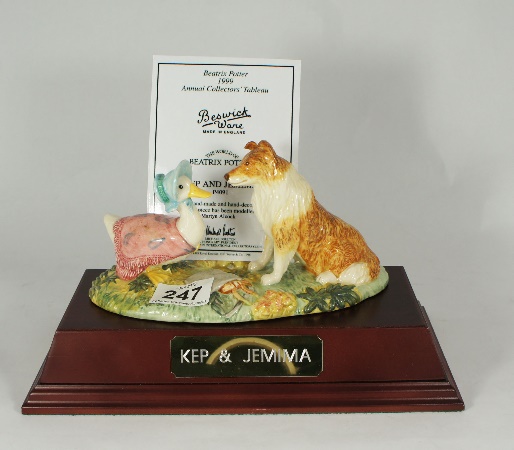 Beswick Beatrix Potter Tableau