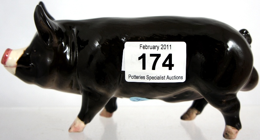 Beswick Berkshire Boar 4118 boxed