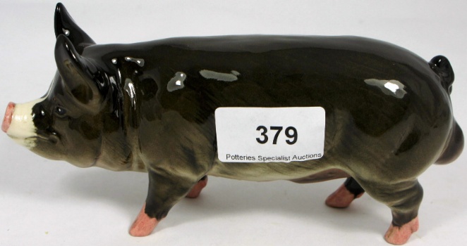 Beswick Berkshire Boar 4118 boxed