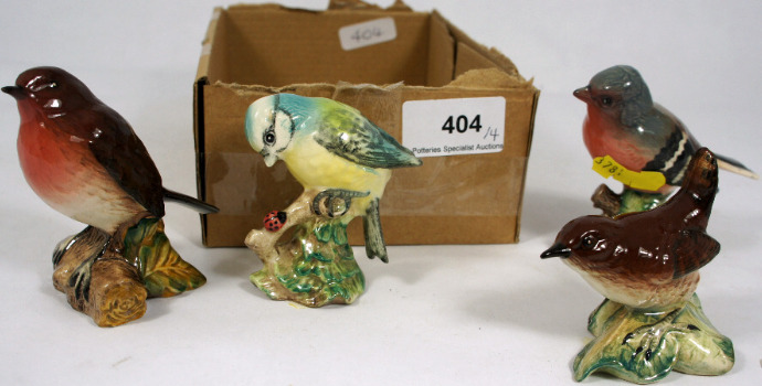 Beswick Birds Chaffinch 991 Blue