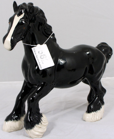 Beswick Black Cantering Shire 975