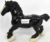 Beswick Black Cantering Shire