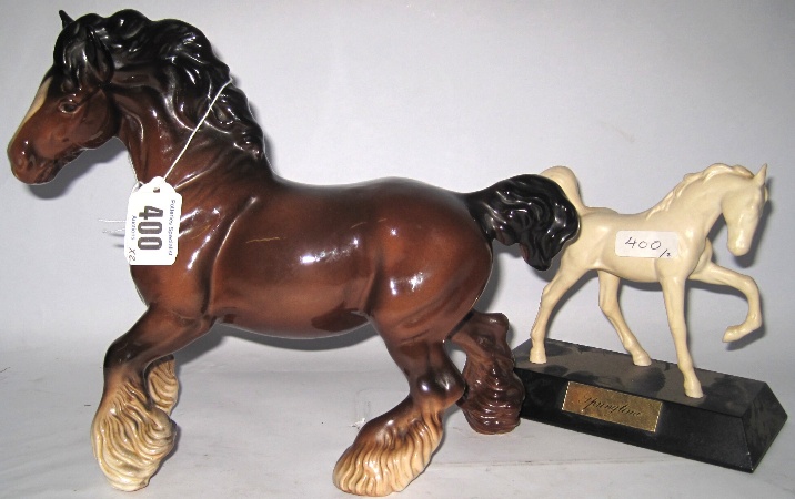 Beswick Brown Cantering Shire 975