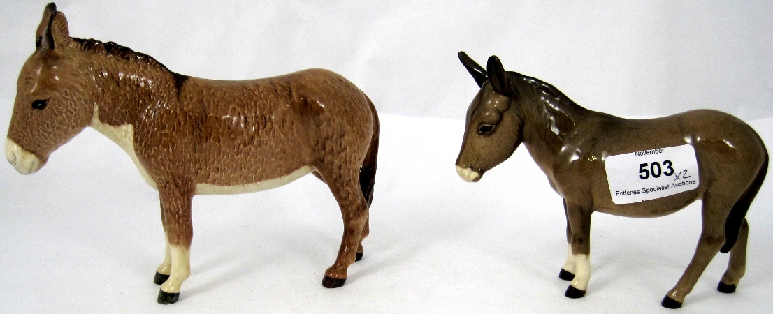 Beswick Donkey 1364B And Donkey