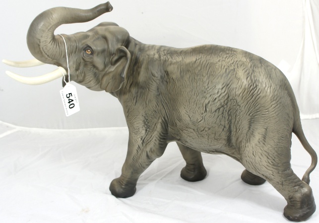 Beswick Elephant - Trunk in