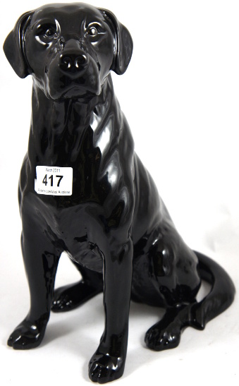 Beswick Fireside Black Labrador