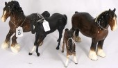 Beswick Foal Head Down 947 Bla
