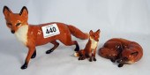 Beswick Fox curled 1017 Fox st