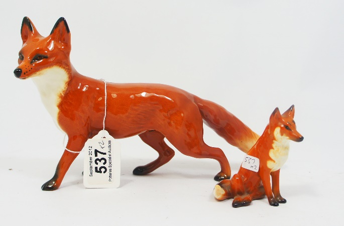 Beswick Fox Standing 1016 and
