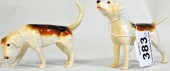 Beswick Foxhound 941 and 943 (