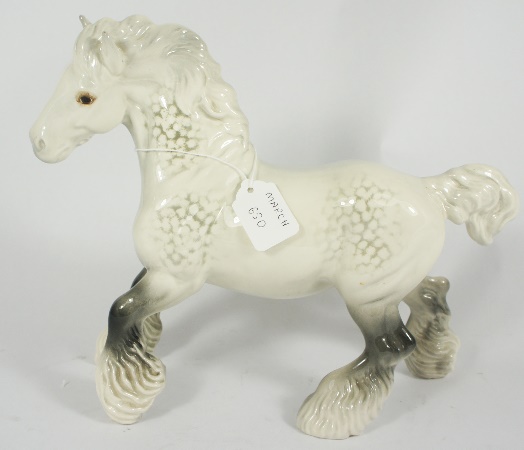 Beswick Grey Cantering Shire 975