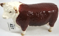 Beswick Hereford Bull Model 1363a