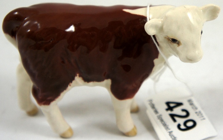 Beswick Hereford Calf Model 1827c