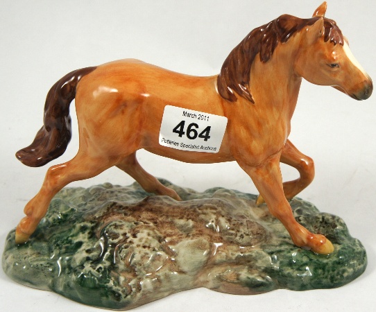 Beswick Horse Mustang on base