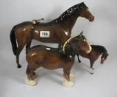 Beswick Horses 818 Shire (ears