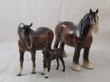 Beswick horses: A shire horse