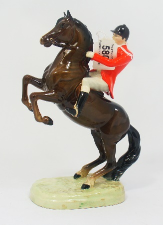 Beswick Huntsman on Rearing Horse