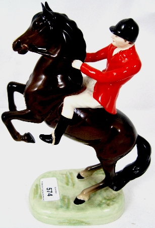 Beswick Huntsman On rearing Horse