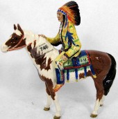 Beswick Indian On Skewbald Pon
