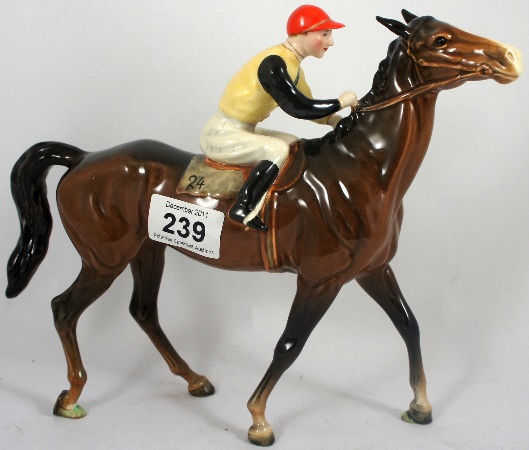 Beswick Jockey on a Walking Horse