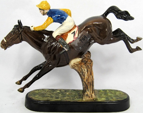 Beswick Jockey on Jumping Horse